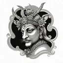 Hare Krishna Hare Ram tattoo design idea