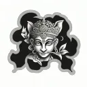 Hare Krishna Hare Ram tattoo design idea