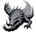 Cryptid tattoo design idea