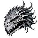 Cryptid tattoo design idea