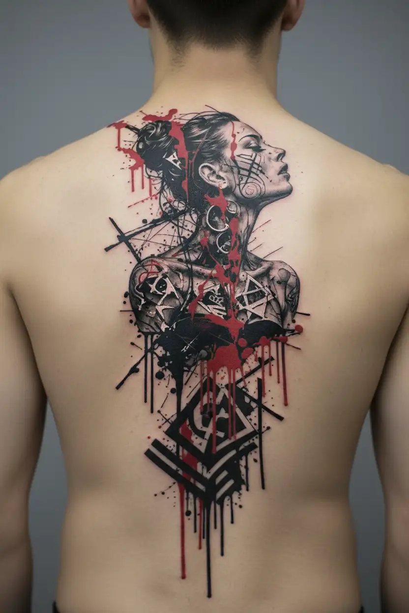 depression, narcissistic abuse survivor, suicidal tattoo design idea