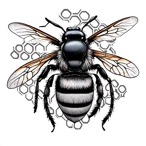 Bee And Honeycomb sleeve tattoo tattoo design idea