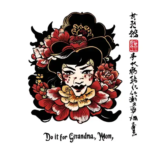 "Do it for Grandma, Mom" cocaine bad tattoo design idea