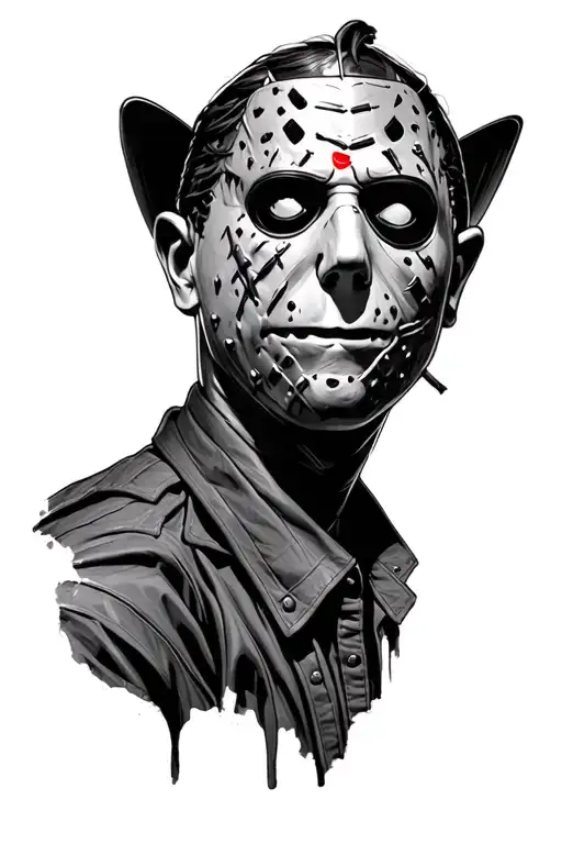 jason, leather face, freddy krueger  tattoo design idea