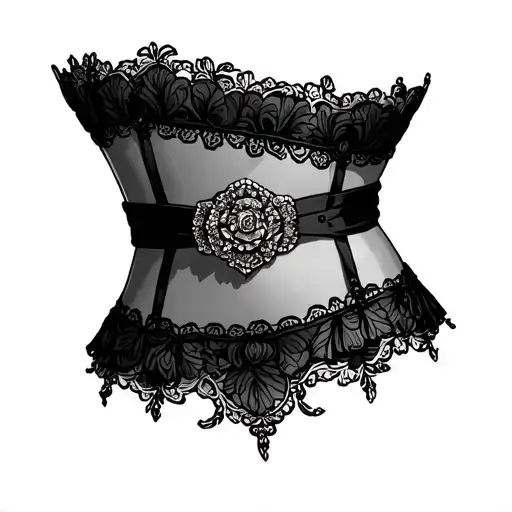 Garter Belt tattoo design idea