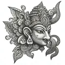Hindu tattoo design idea