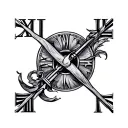 1975 Roman Numerals tattoo design idea