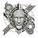 Cesar GOD of everything  tattoo design idea