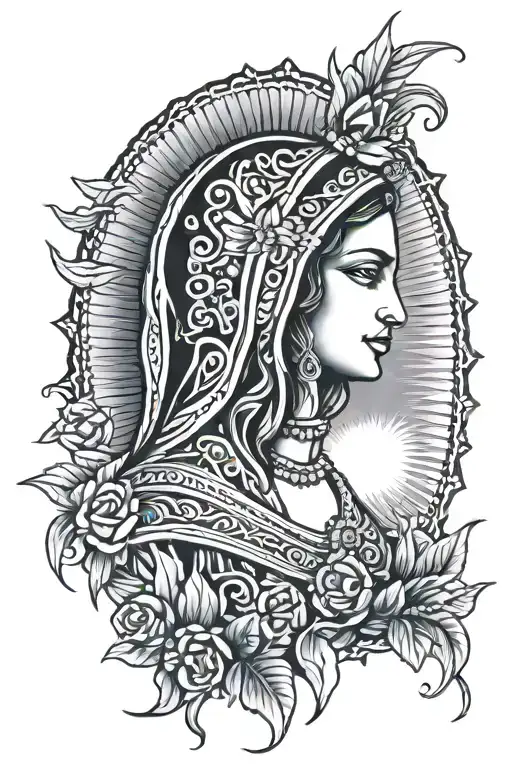 Virgin of Guadalupe tattoo design idea