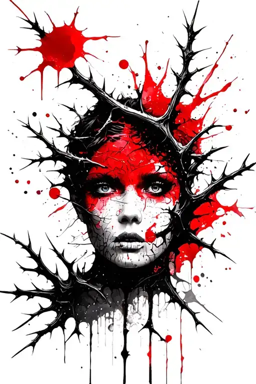 fantasy, book pages, thorns tattoo design idea