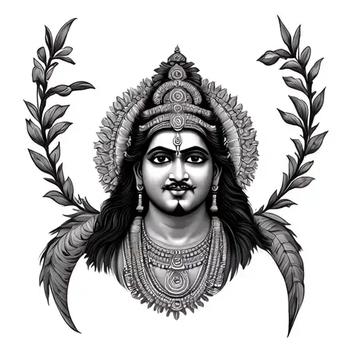Ayyappa tattoo design idea