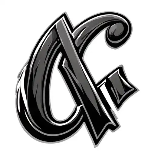using the letters C,E,M,K create a logo where they are all blended tattoo design idea
