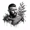 Mcgregor Back tattoo design idea