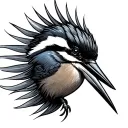 Kingfisher tattoo design idea