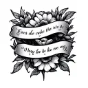 Psalm 34:18 tattoo design idea