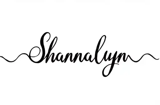"Shannalyn " tattoo design idea