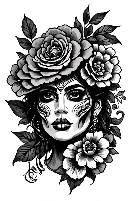 Chicano style tattoo tattoo design idea