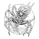 Spider Hunter x Hunter Chrollo spider tattoo tattoo design idea