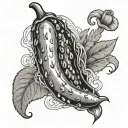 PICKLE tattoo design idea