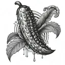 PICKLE tattoo design idea