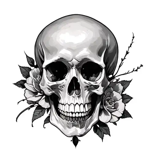 Memento Mori tattoo design idea