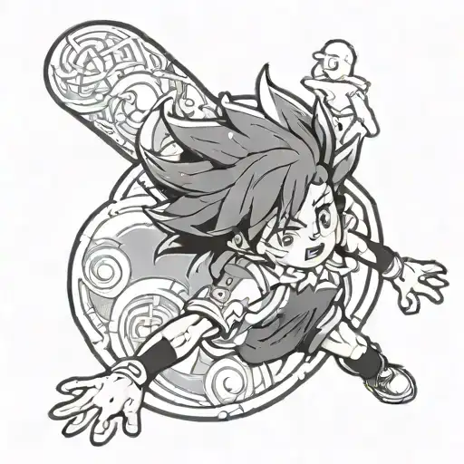 Inazuma Eleven Fubuki tattoo design idea