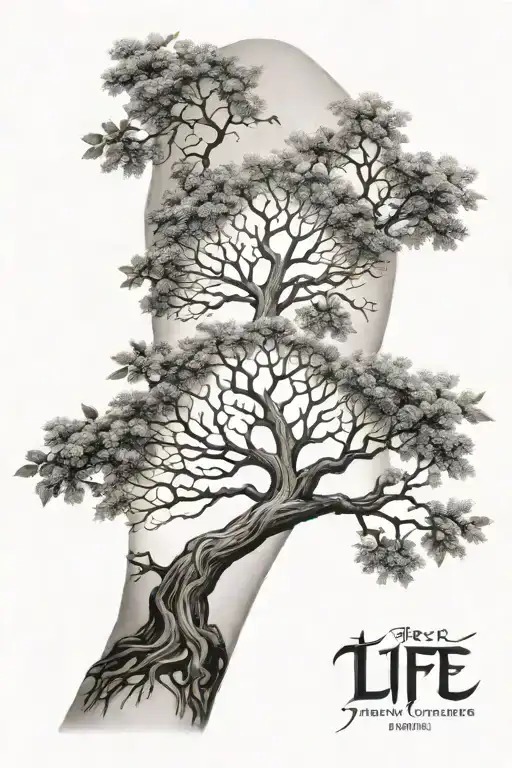 tree of life forearm tattoo tattoo design idea