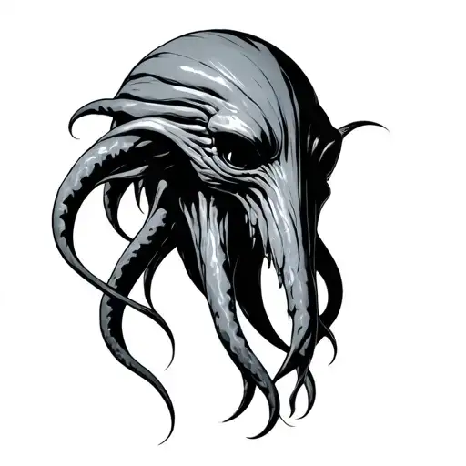 Cthulhu Head tattoo design idea