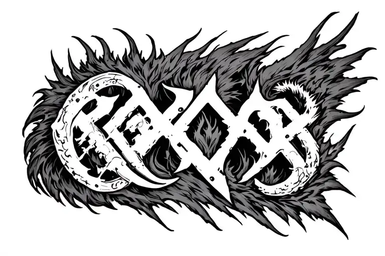 berserk guts key tattoo design idea