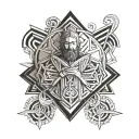 ST Jude tattoo design idea