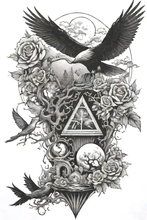 pyramideyeball,dragon,roses,tree of life,waterfall,moon,whale,nasty,raven, snakes,earth,mushrooms,marijuana  tattoo design idea