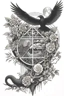 pyramideyeball,dragon,roses,tree of life,waterfall,moon,whale,nasty,raven, snakes,earth,mushrooms,marijuana  tattoo design idea