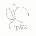 Ohana lowercase cursive tattoo design idea