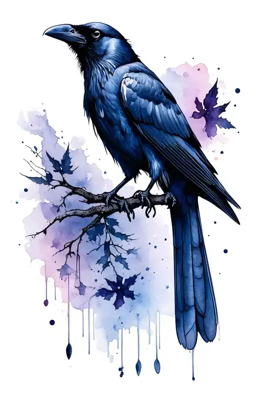 edgar allan poes the raven nevermore tattoo design idea