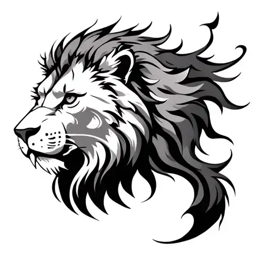 aslan tattoo design idea