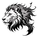 aslan tattoo design idea