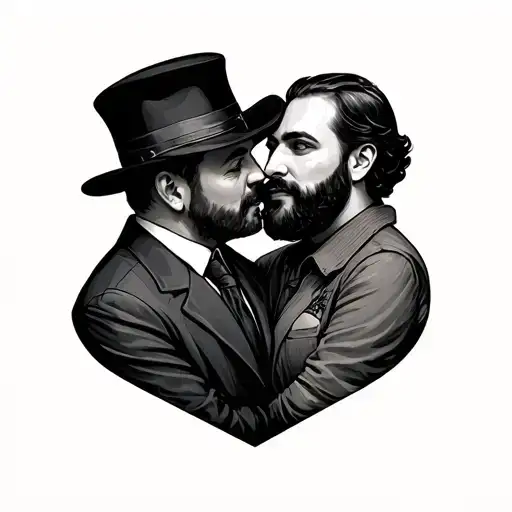 mon and dad tattoo design idea