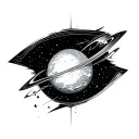 Filler Space tattoo design idea