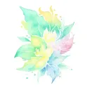 Opal tattoo design idea