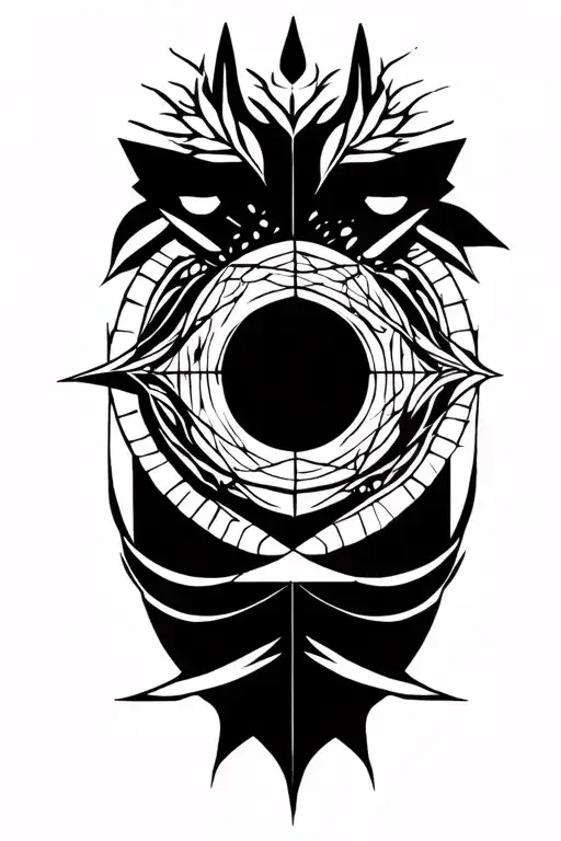 sagittarius and wood carry water tattoo design idea