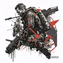 death stranding tattoo design idea