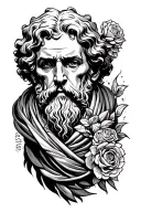 st Luke physician tattoo design idea
