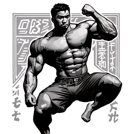 male 1968 adoption em chine crossfit tattoo design idea