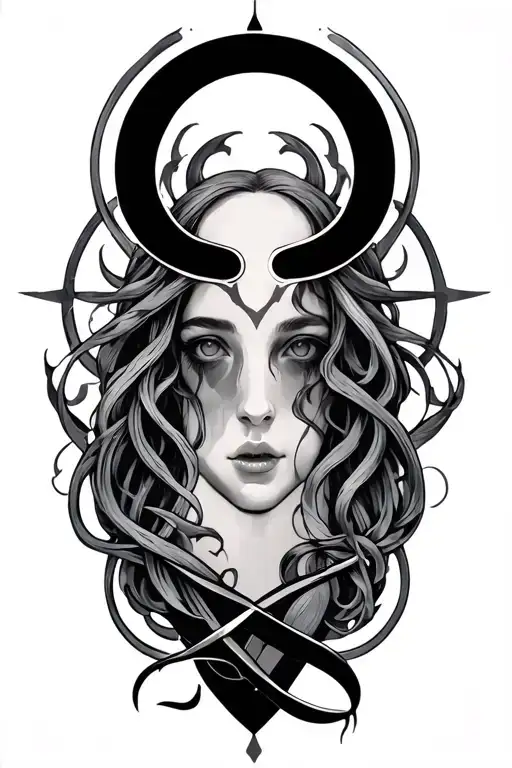 aquarius gemini cancer tattoo design idea