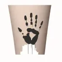 stencil outline tattoo design idea