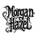 ### **1. Names Placement (Left & Right Sides)**  - **Morgan Hazel**: On the left side, the names "Morgan" and "Hazel" w tattoo design idea