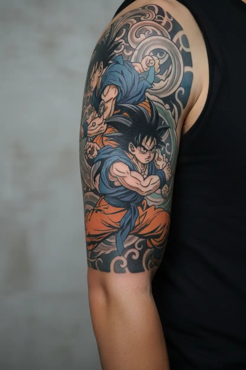 Son Goku tattoo design idea