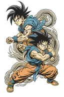 Son Goku tattoo design idea
