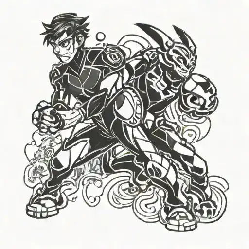 Ben 10 tattoo design idea