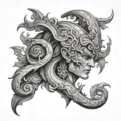 baldur tattoo design idea